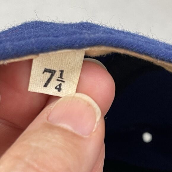 Vintage Syracuse Chiefs Fitted 7 1/4 New Era 90's Wool Hat Cap Made in USA - Picture 9 of 11